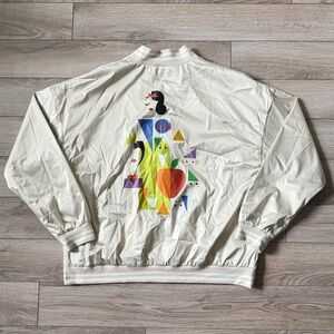 Disney Parks Snow White 85th Anniversary Satin Bomber Jacket Size Large
